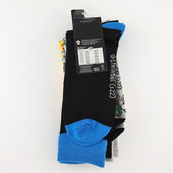 FRIENDS The TV Series Central Perk Men 3 Pack Crew Socks Multi-Color Size 8-12 - Picture 3 of 15